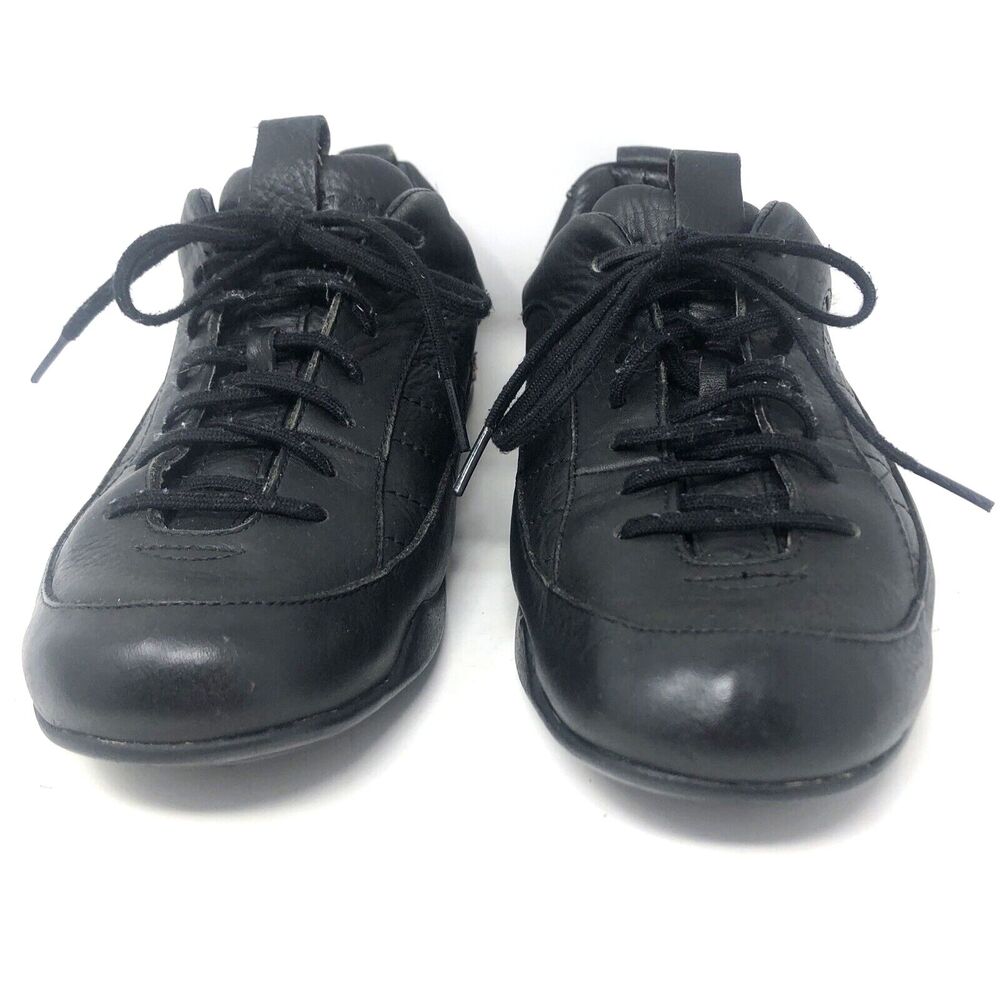 Timberland Smart Lace-Up Shoes Womens Size 7.5M Black Leather Walking Comfort
